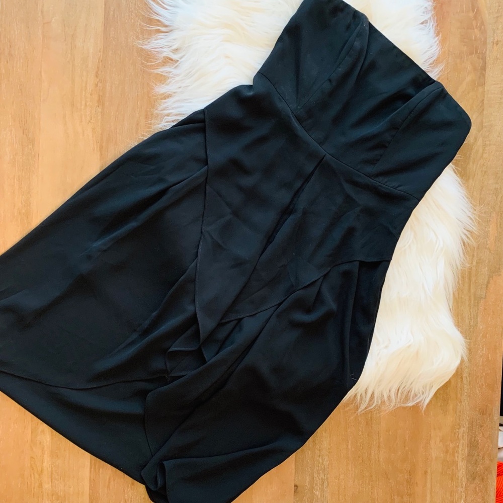 Black Express Strapless Dress